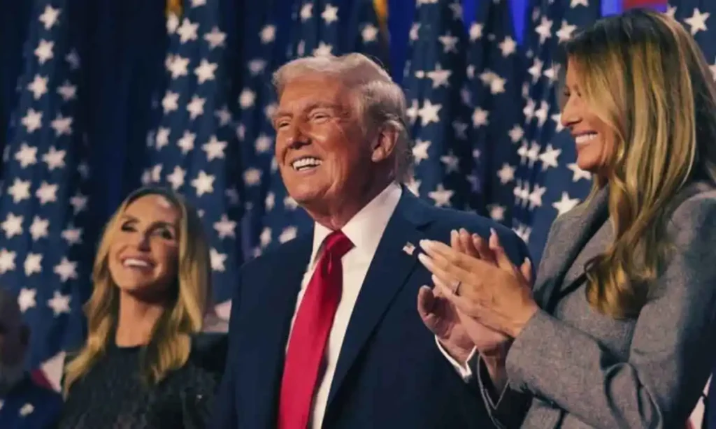 Donald Trump se prepara la ceremonia