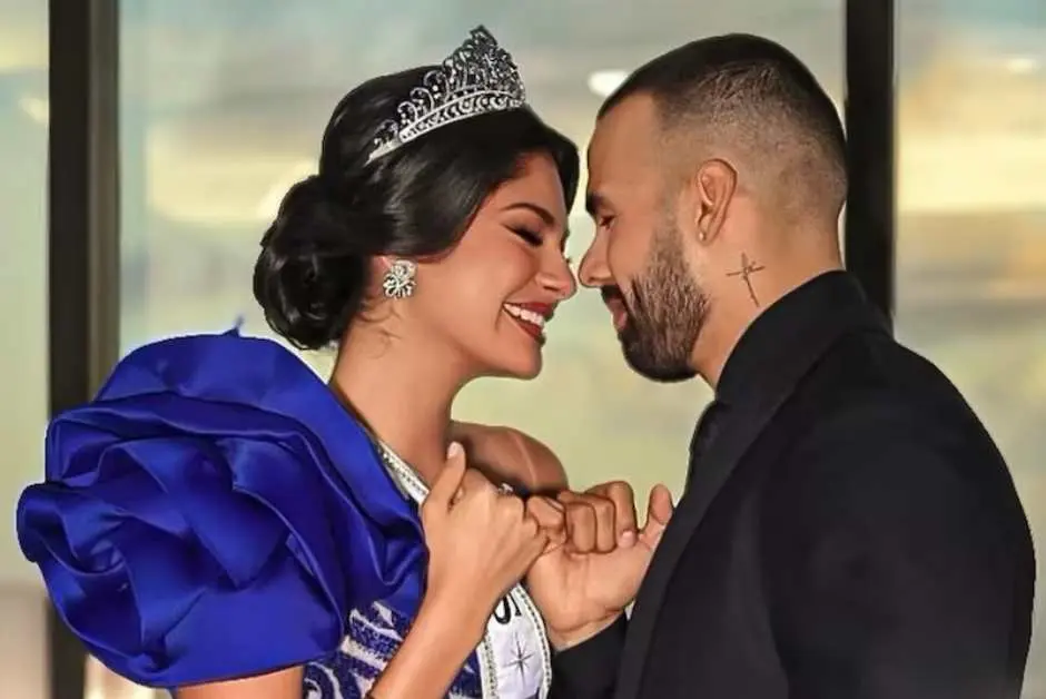 Sheynnis Palacios y Carlos Gómez