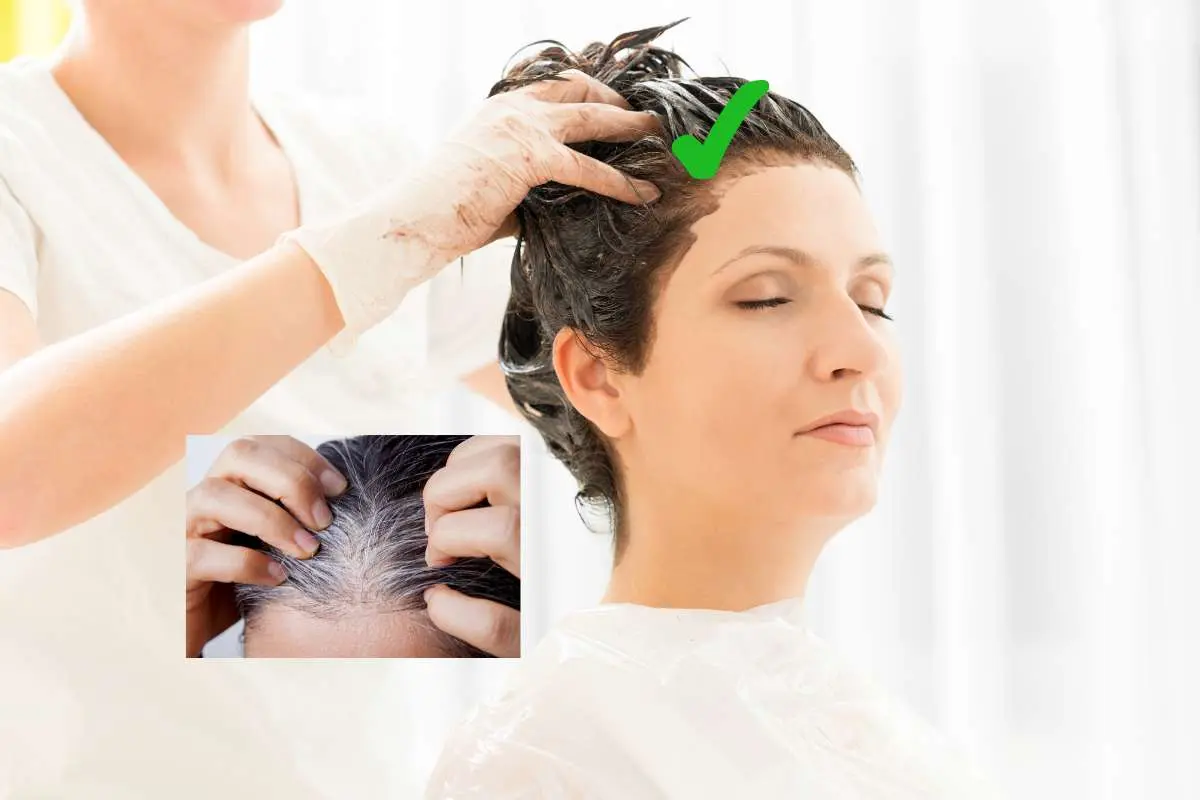 Pintar las canas del cabello