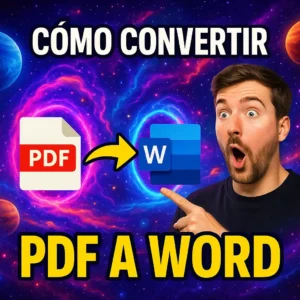 Cómo Convertir PDF a Word