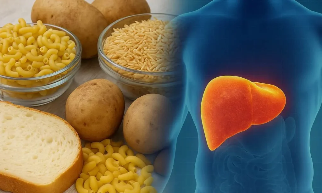 Higado graso por comer carbohidratos