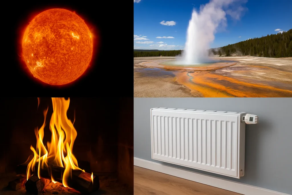 De dónde se obtiene la energía térmica