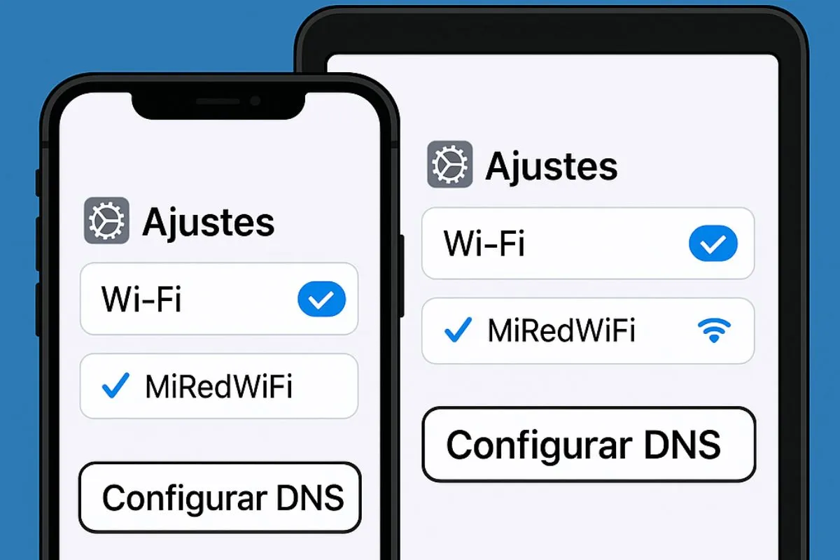 Cambiar dns en iphone