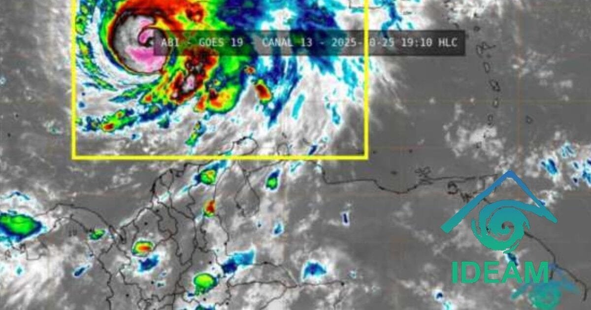 Así se ve el impresionante huracán Melissa desde el espacio