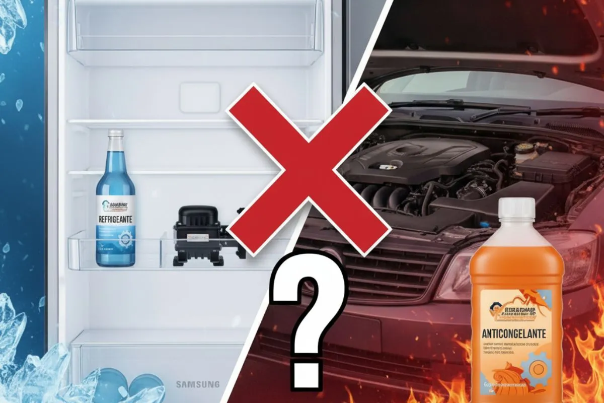 Refrigerante que anticongelante