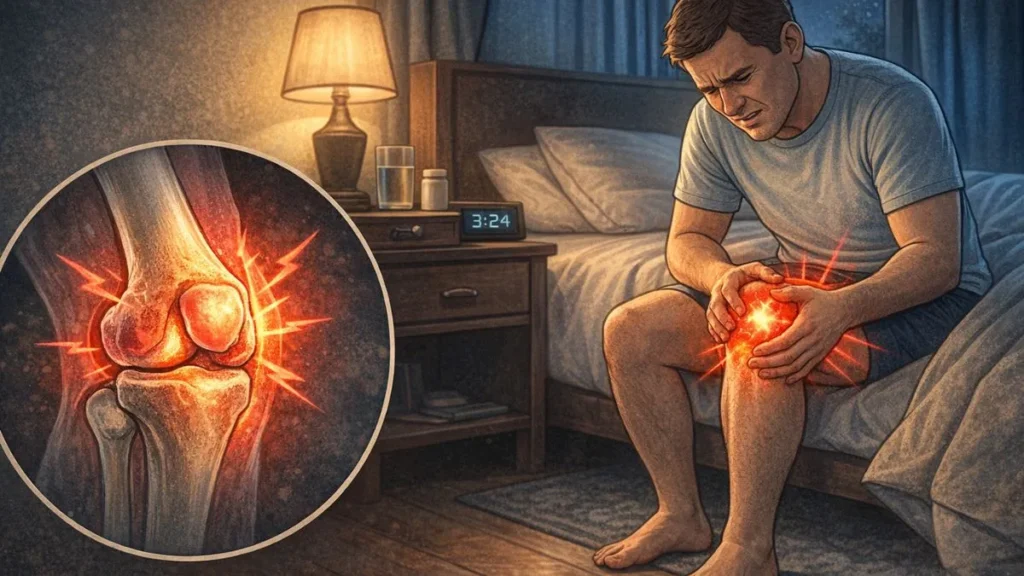 Por qué el dolor de rodilla que aparece durante la noche no debe subestimarse