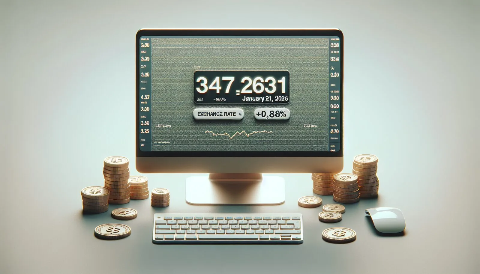 Tasa de Cambio BCV 21 de enero de 2026: 347,2631 Bs/USD (+0,8%)