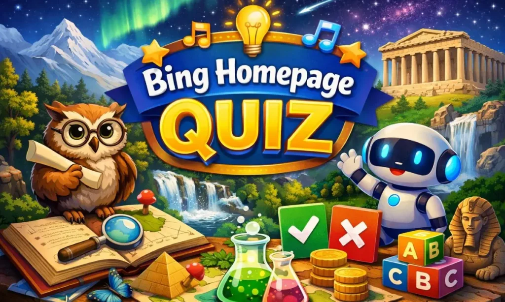 Bing Homepage Quiz