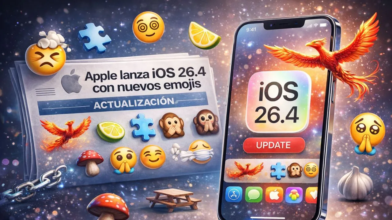Apple lanza iOS 26.4 con nuevos emojis
