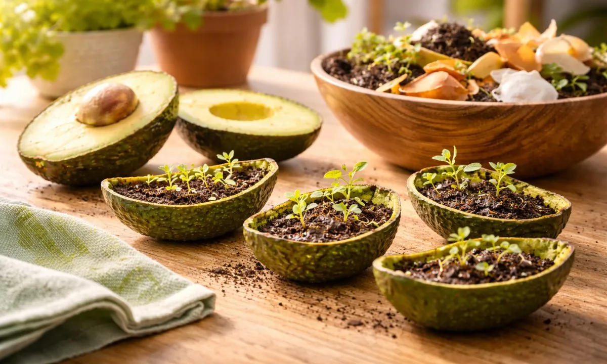 La cascara de palta o aguacate