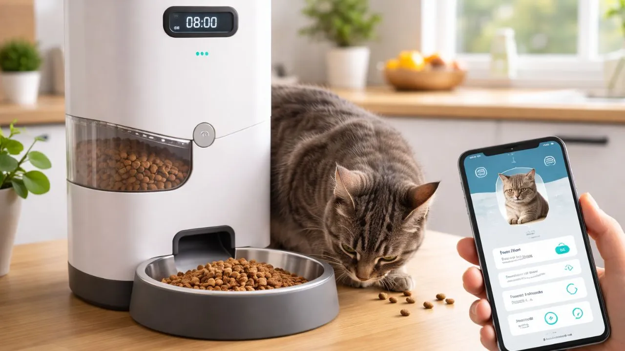 Mejores dispensadores de comida inteligentes para gatos