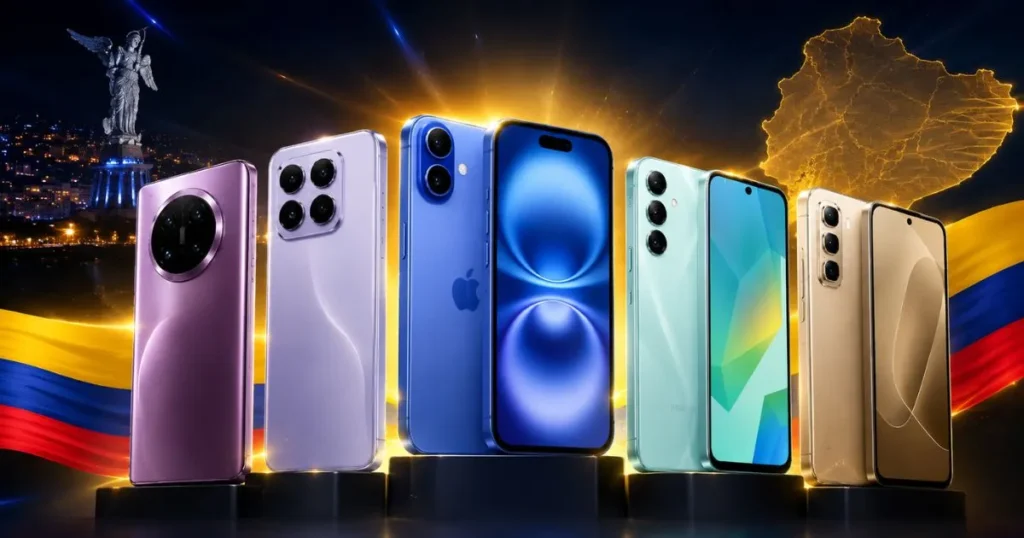 Los 5 celulares más vendidos en Ecuador