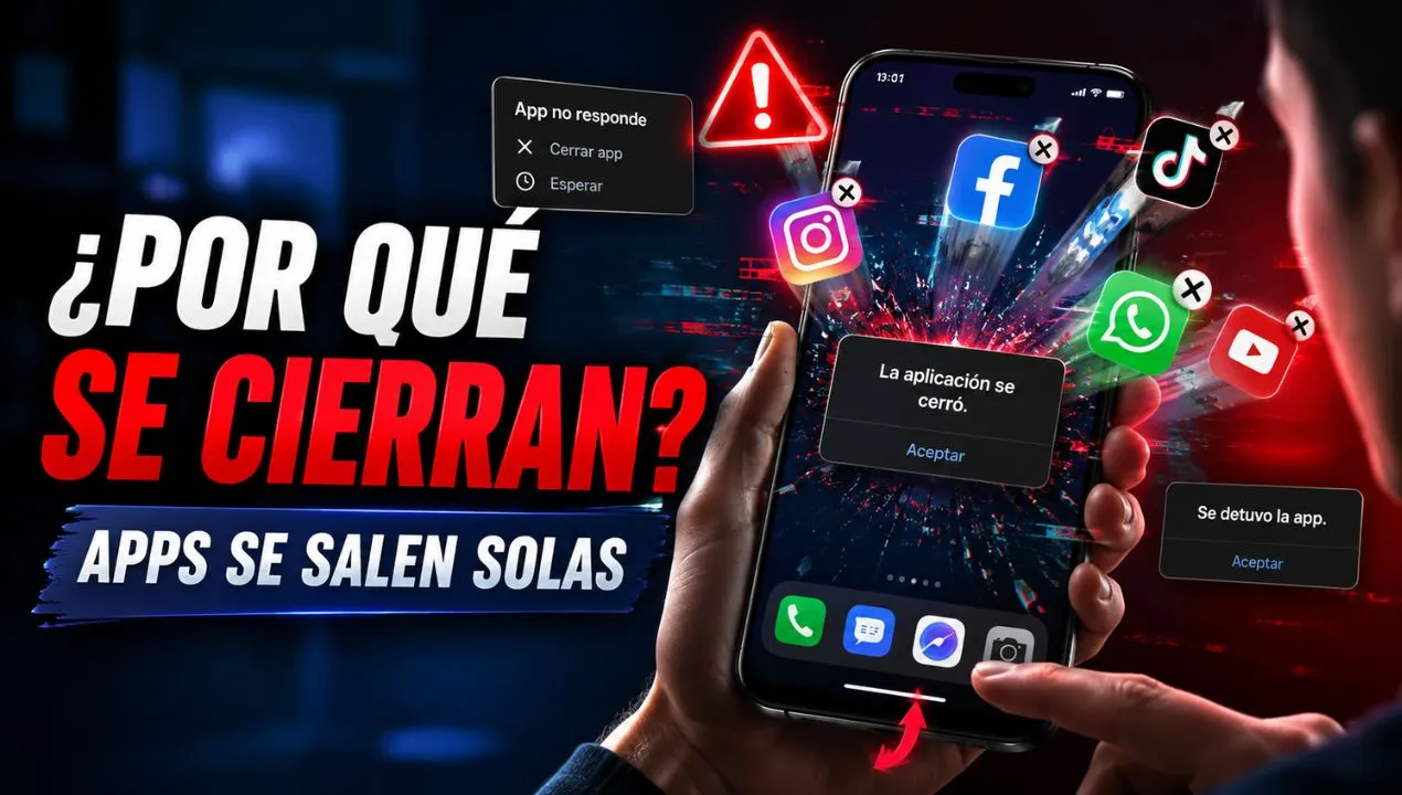 Por qué mi celular me saca de las aplicaciones