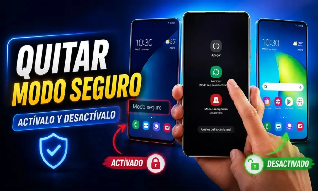 Cómo quitar el modo seguro del celular