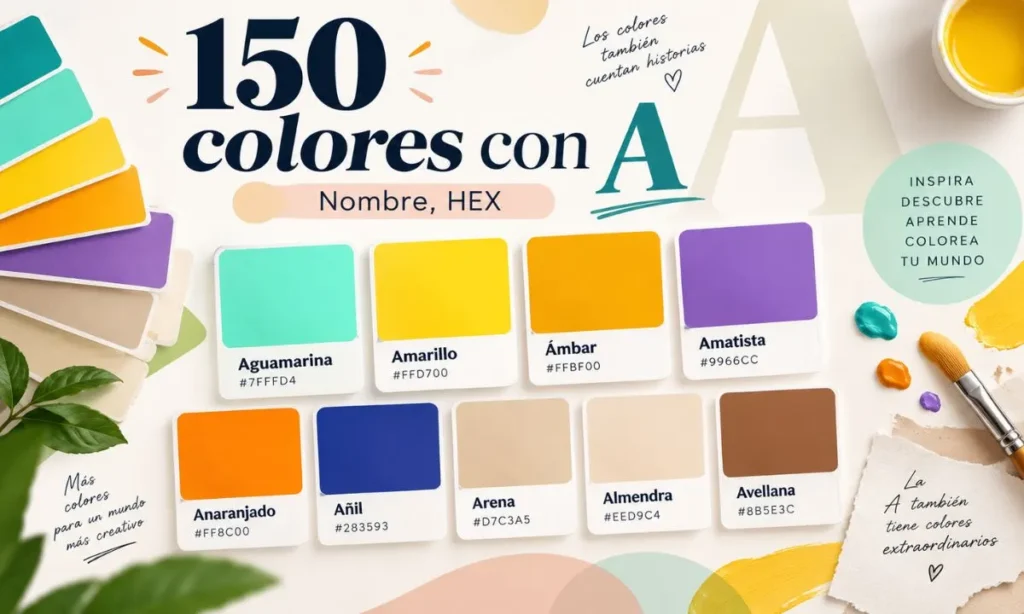 Colores con A