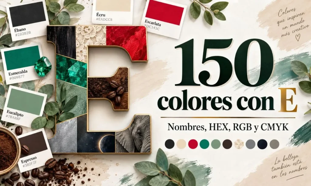 Colores con E