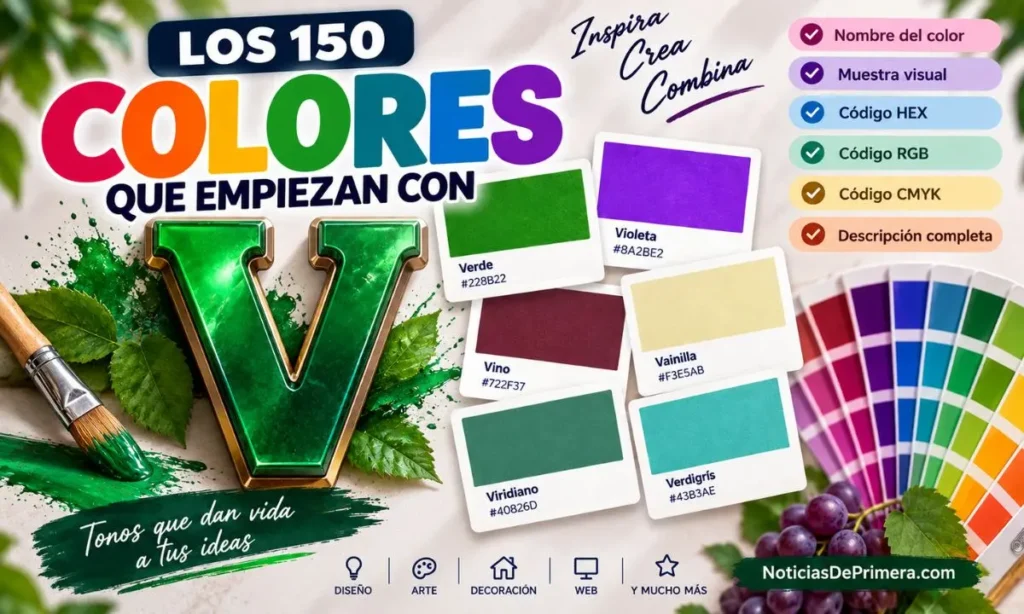 Colores con V