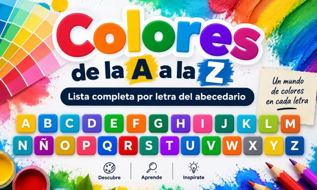 Colores de la A a la Z