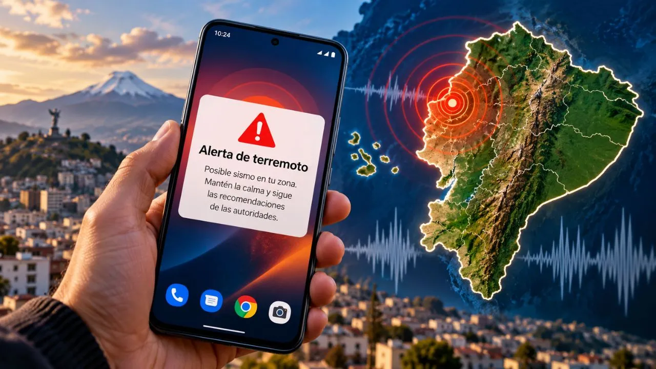 Cómo activar las alertas de terremotos en Android en Ecuador
