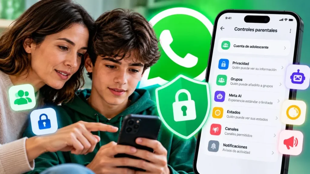 WhatsApp cambia para adolescentes
